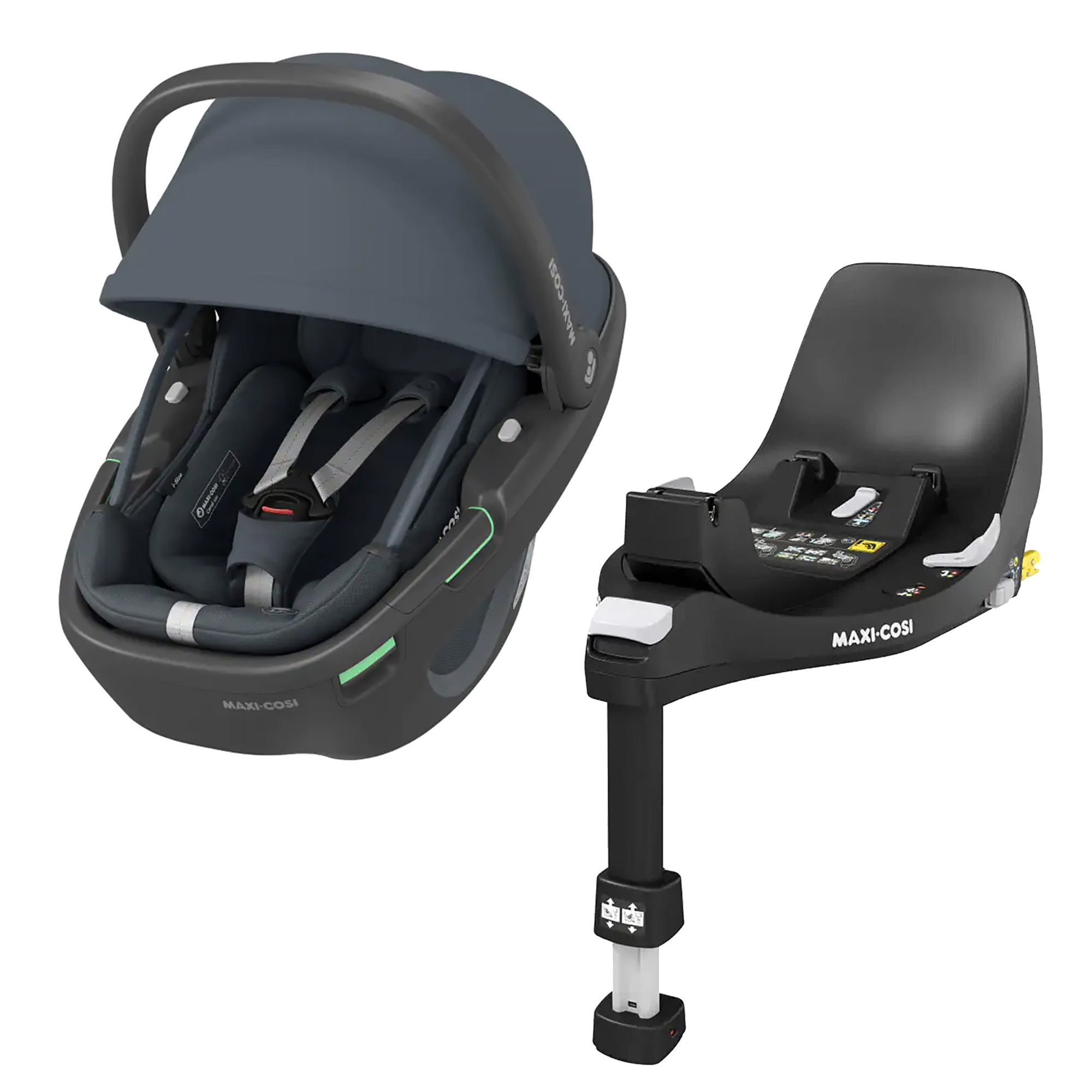 Maxi-Cosi Coral 360 Babyskydd inkl. FamilyFix 360 Bas, Essential Graphite