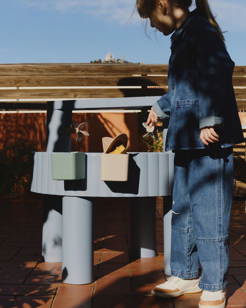 LIEWOOD Sepp Aktivitetsbord Vatten & Sand, Blå