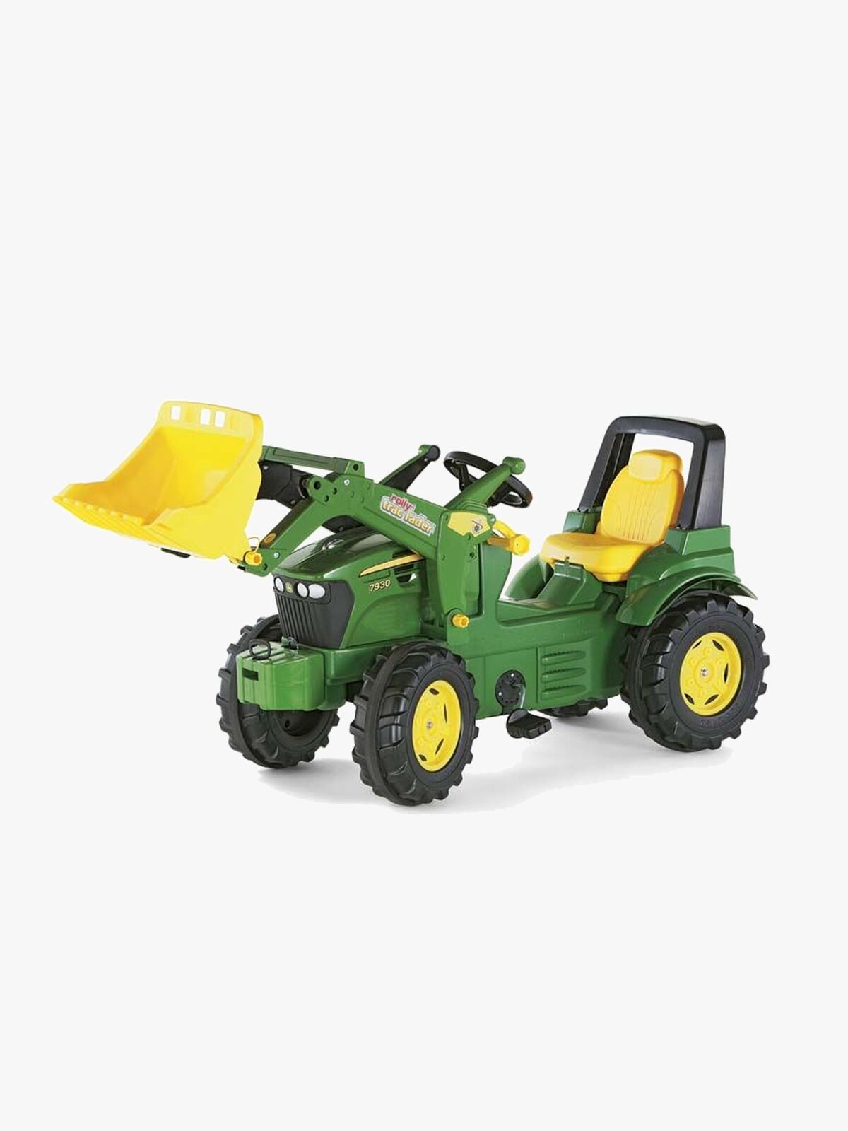 Rolly Toys Tramptraktor Med Frontlastare Och Plasthjul John Deere 7930