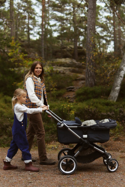 Oh, Poppy! Lily Quilted Åkpåse, Poppy Forest Green