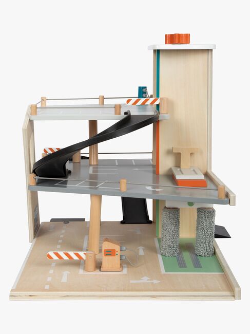 Small Foot Bilgarage med Två Bilar