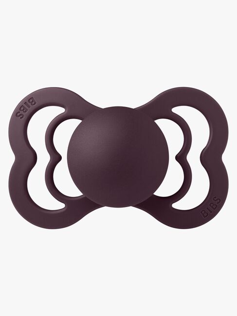 BIBS Supreme Napp Silikon Stl 2, Plum