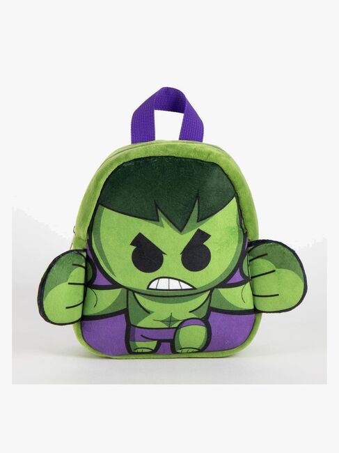 Marvel Avengers Plysch Ryggsäck, Grön