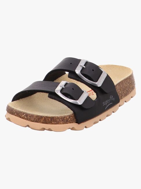 Superfit Fussbett Tofflor, Black 