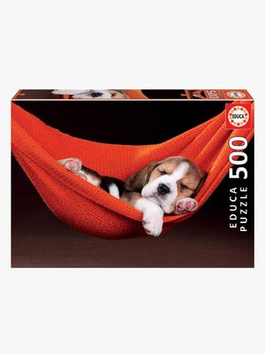 Educa Pussel Sleeping in a Hammock 500 Bitar