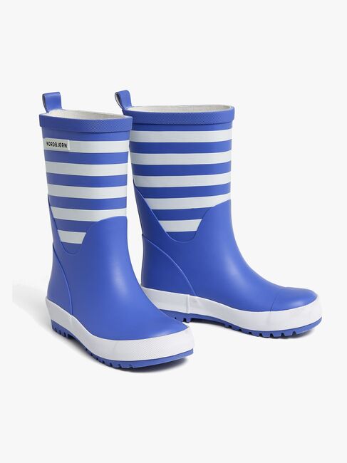Nordbjørn Dagg Gummistövlar, Blå/Vit