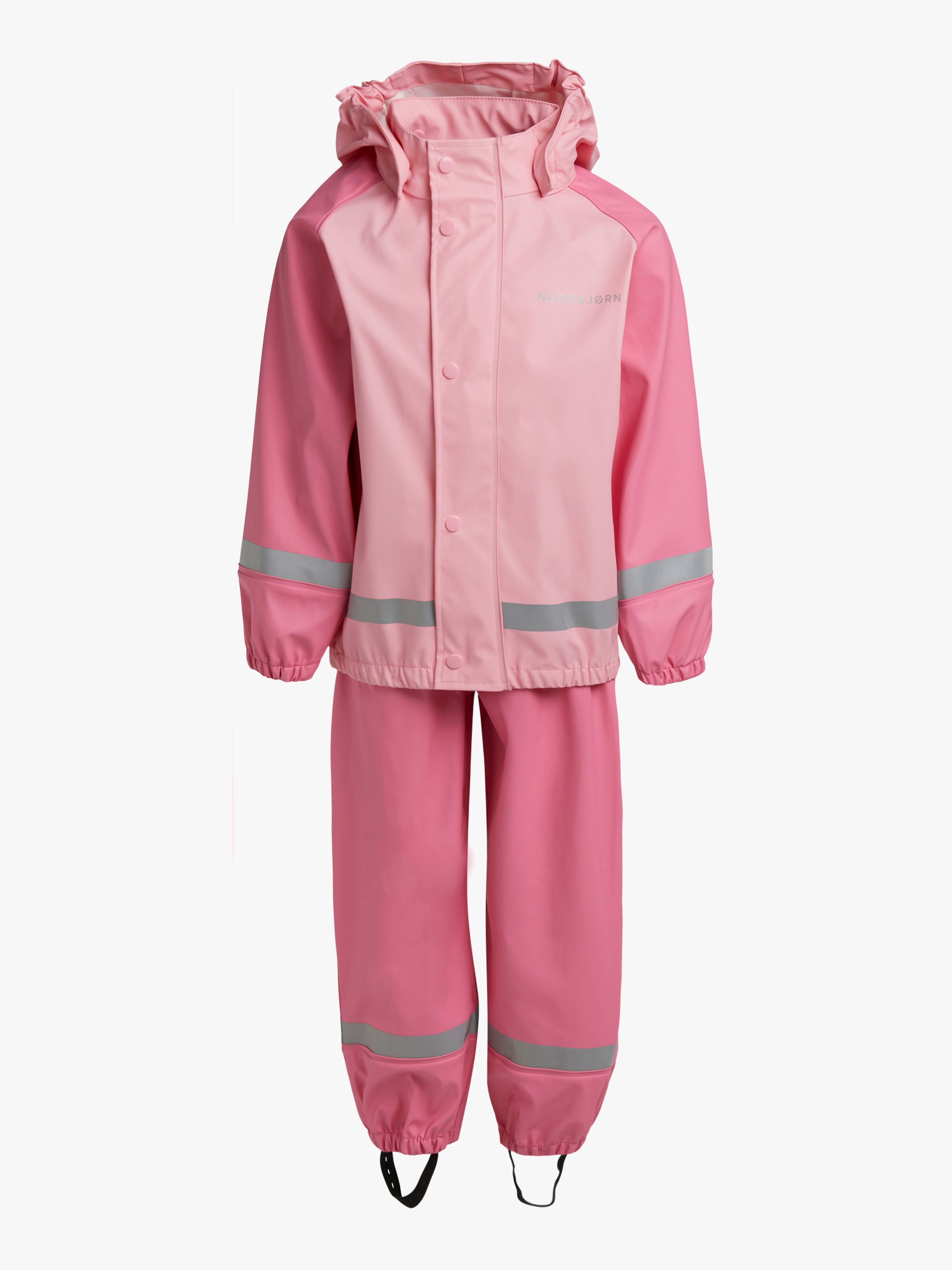 Nordbjørn Koster Regnställ Sea Pink/Chateau Rose 98-104