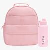Heys The Puffer Ryggsäck 13L & Stål Vattenflaska 946ml, Rose