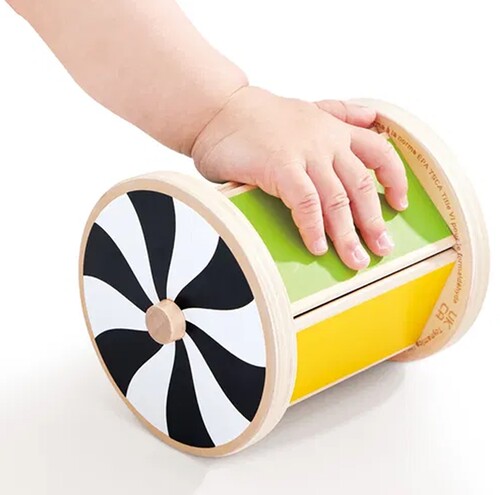 Hape Aktivitetsleksak Snurrande Trumma med Spegel