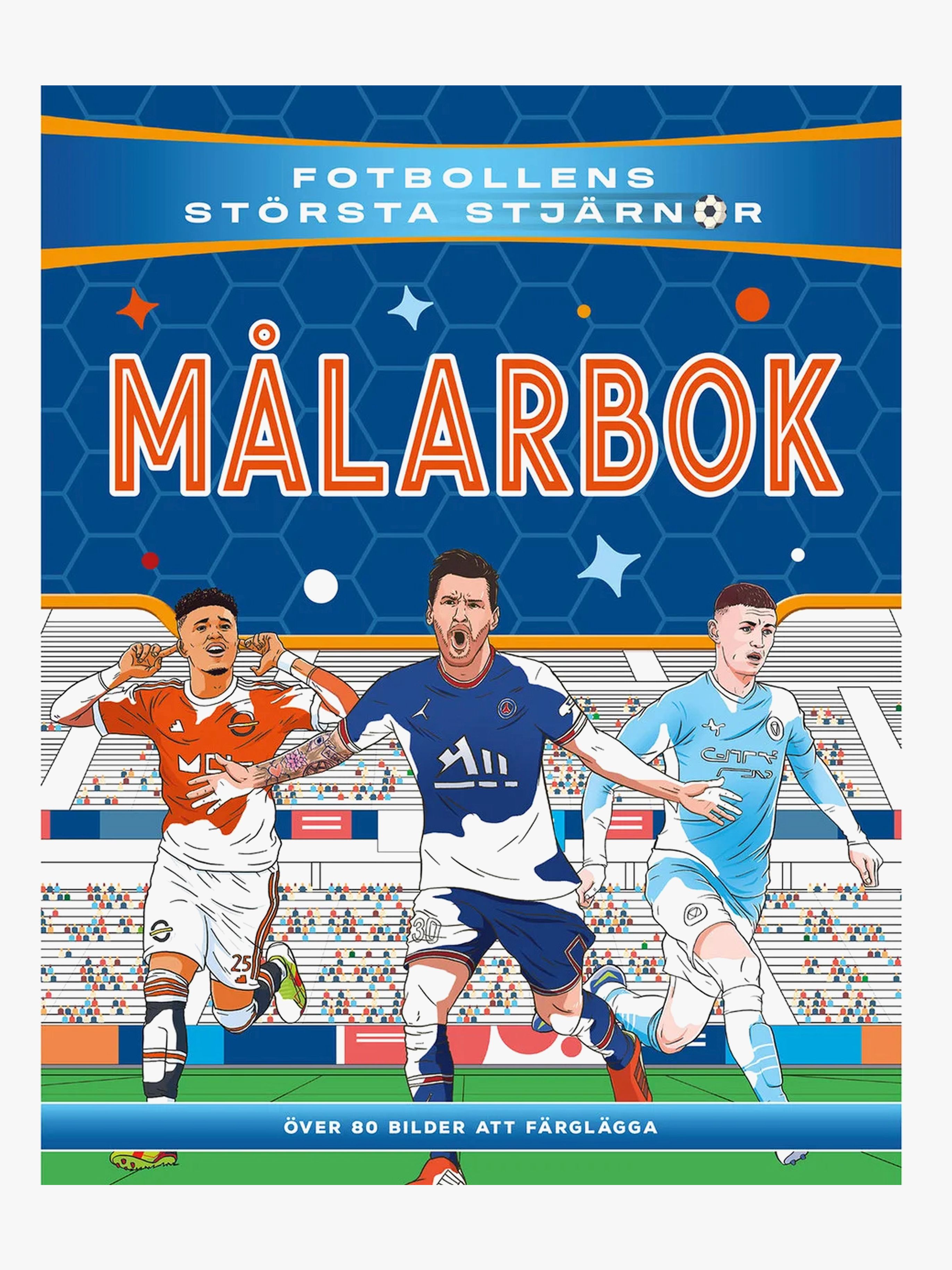 Tukan Förlag Fotbollens Största Stjärnor Målarbok