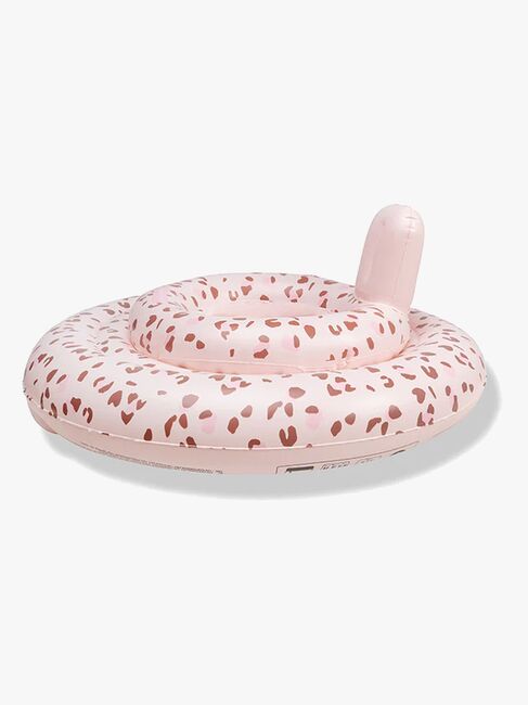 Swim Essentials Baby Badring, Old Pink Leopard