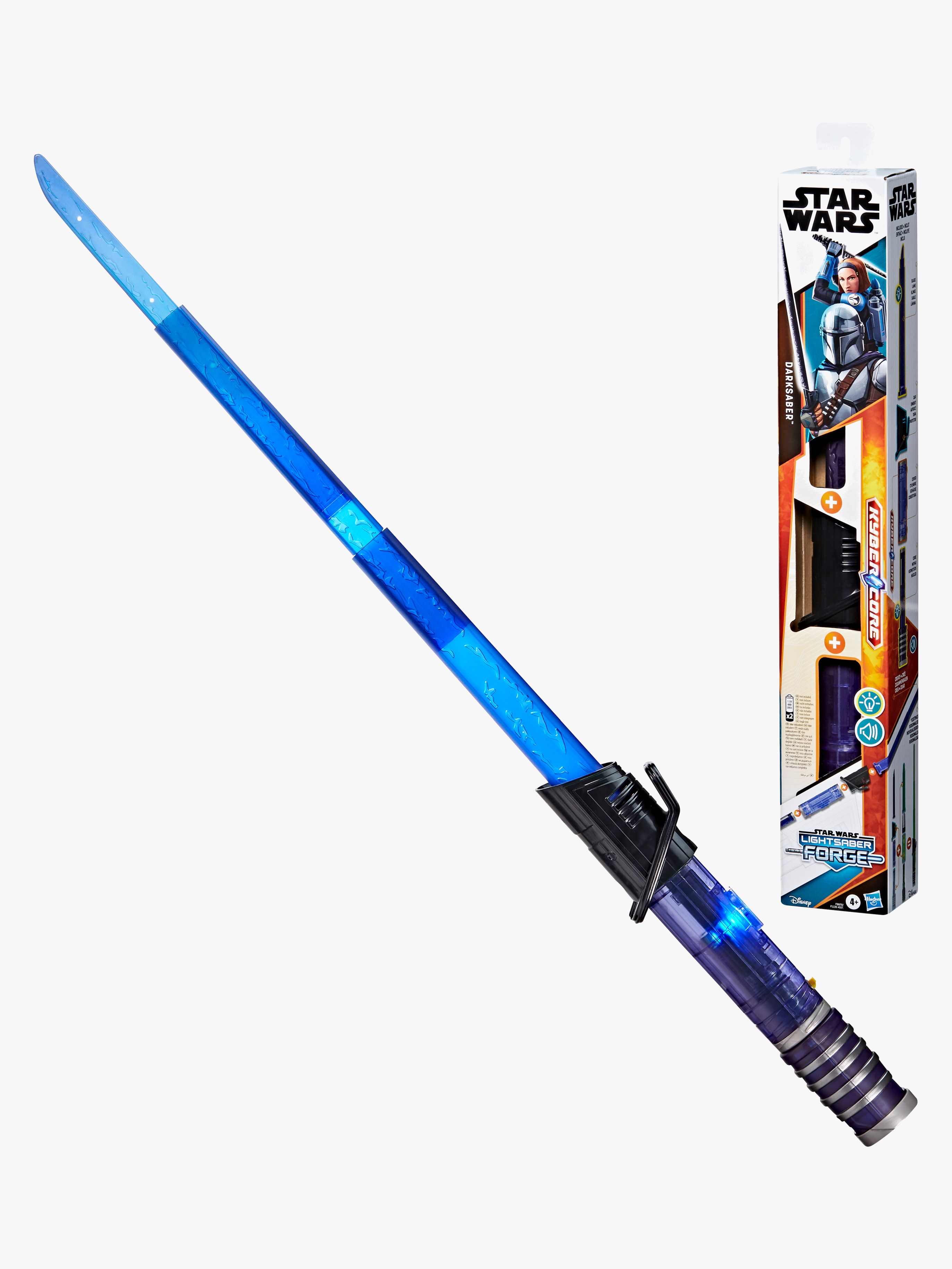 Star Wars Lightsaber Forge Kyber Core Darksaber Elektronisk Ljussabel