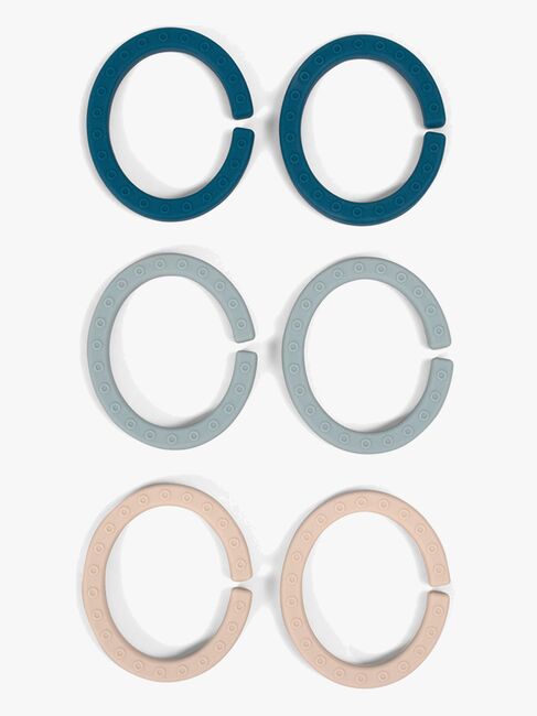 FILIBABBA Ringar Silikon, Blå