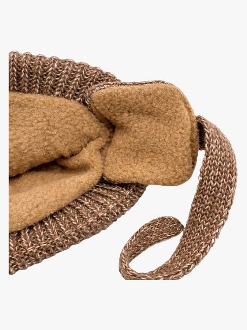 BabyMocs Mössa med Öronlappar, Karamell