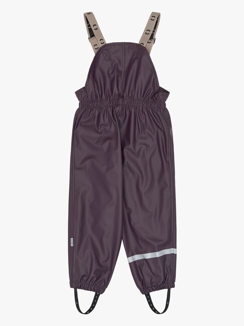 Mikk-Line Fodrat Regnställ Med Hängslen, Plum Perfect 33183-PlumPerfect-4548_4f.jpg