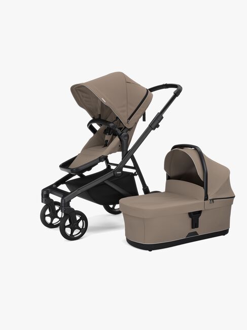 Thule Sleek 2 Duovagn, Tinted Taupe