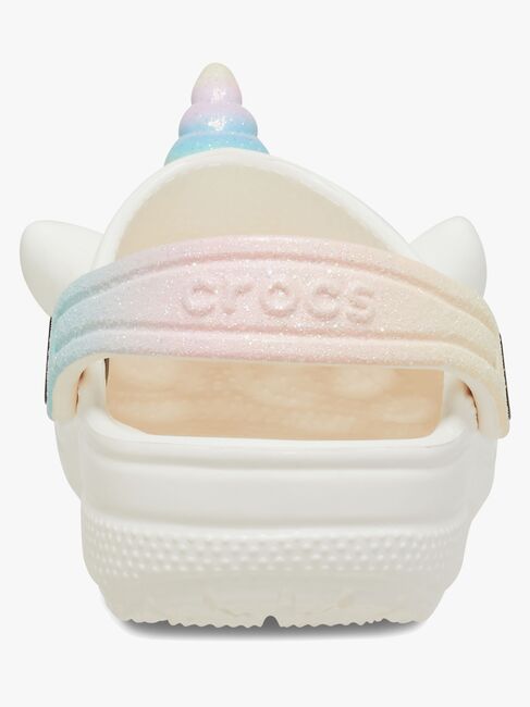 Crocs Classic IAM Rainbow Unicorn Kids Tofflor, Chalk