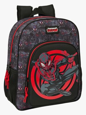 Marvel Spider-Man Miles Morales Junior Ryggsäck 15L, Svart