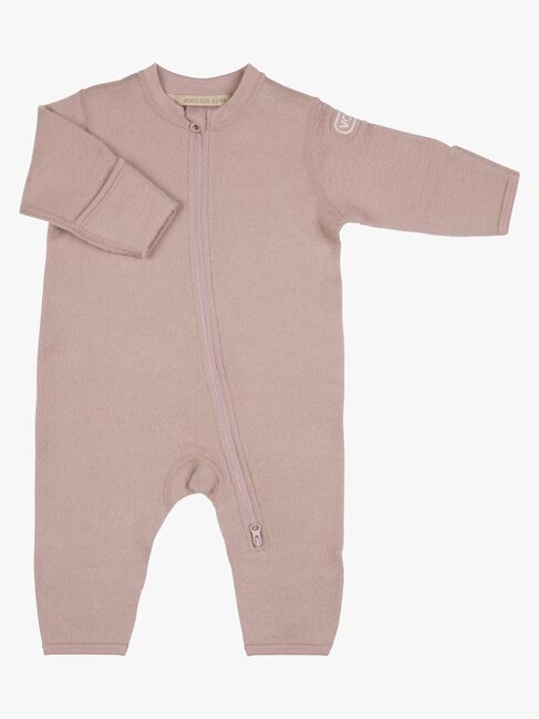 Voksi Fleeceoverall Merinoull, Soft Grape