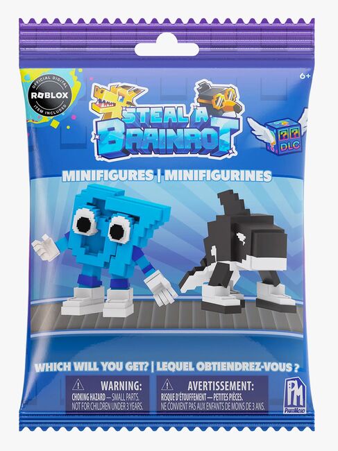 Roblox Steal A Brainrot W1 Samlarfigur Mini 6 cm Blandad