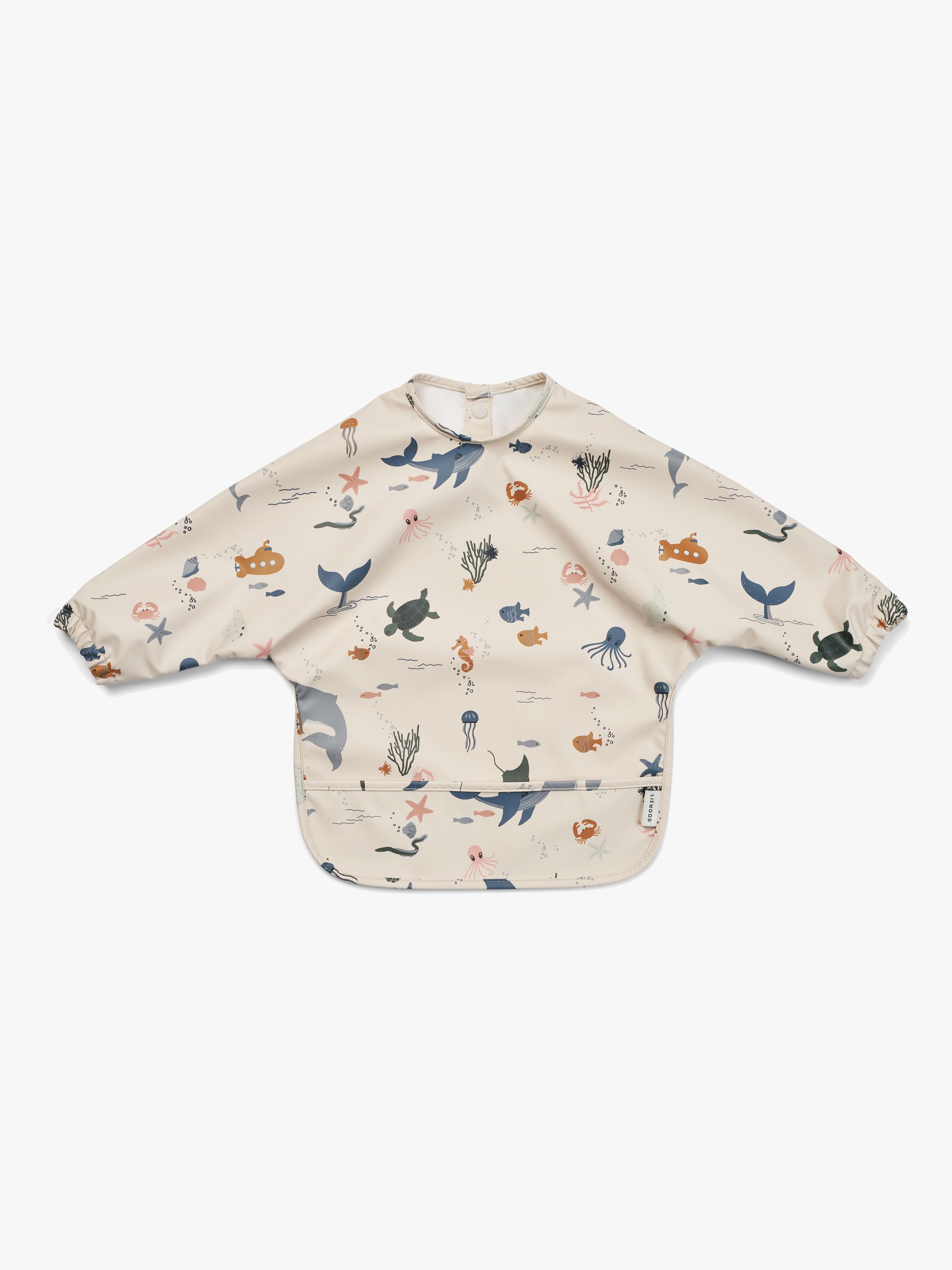 LIEWOOD Merle Cape Haklapp med Tryck, Sea Creature/Sandy