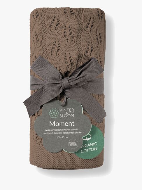 Vinter & Bloom Moment Filt EKO, Taupe Brown