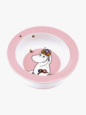 Mumin Äng Tallrik med Sugpropp, Rosa
