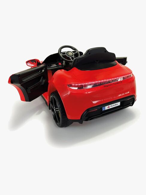 Porsche Taycan Elbil 12V, Röd