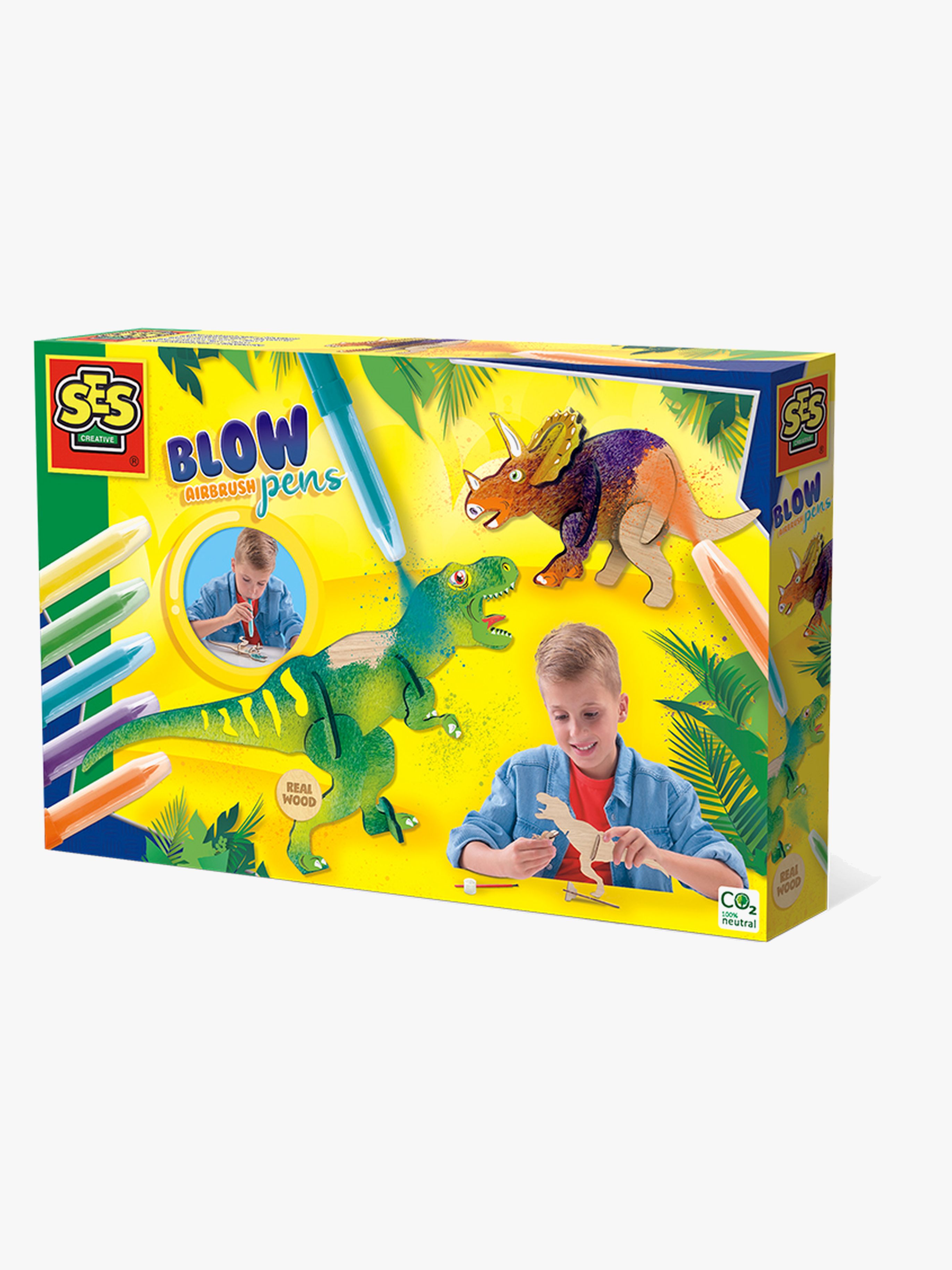 SES Creative Blåstuschpenna Dinosaurier