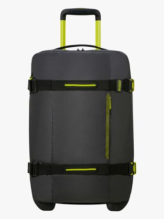 American Tourister Urban Track Duffle Resväska 55L, Black/Lime