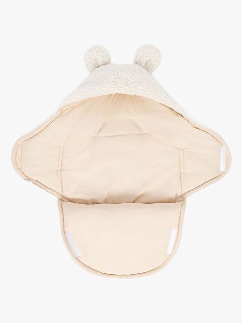 MeowBaby Bearly Swaddler med Björnöron, Cream