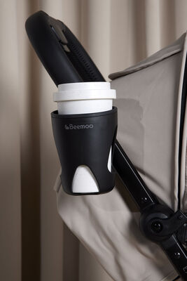 Beemoo Easy Fly Lux 4 Getränkehalter, Schwarz