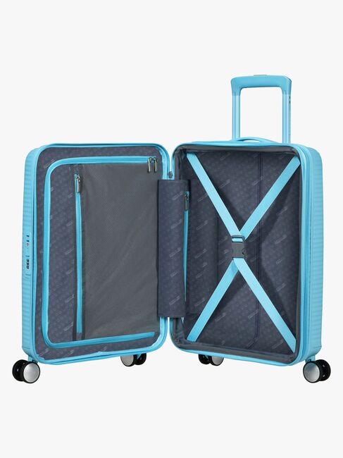American Tourister Soundbox Spinner Resväska 35,5-41L, Blueberry Fizz