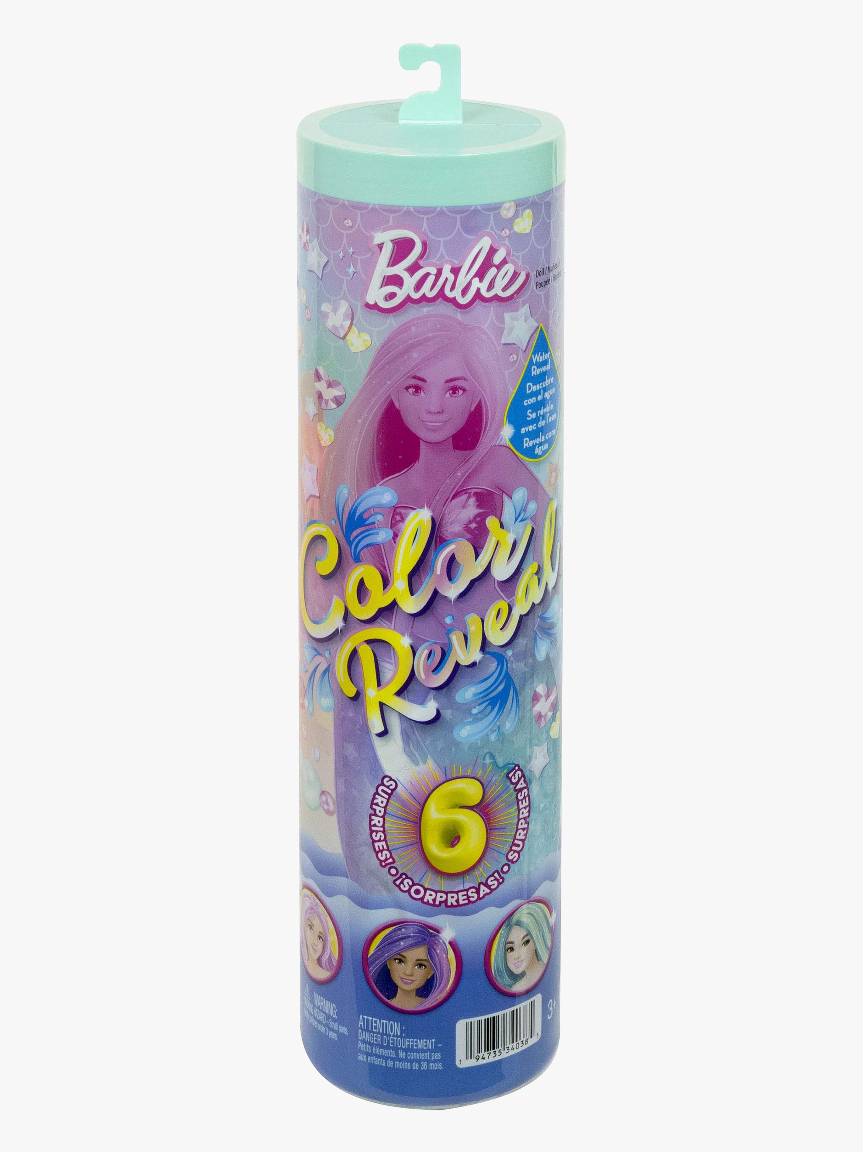 Barbie Color Reveal Treasure Series Modedocka Sjöjungfru