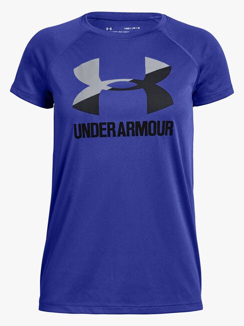 Under Armour Big Logo Tee Solid SS Träningströja, Purple