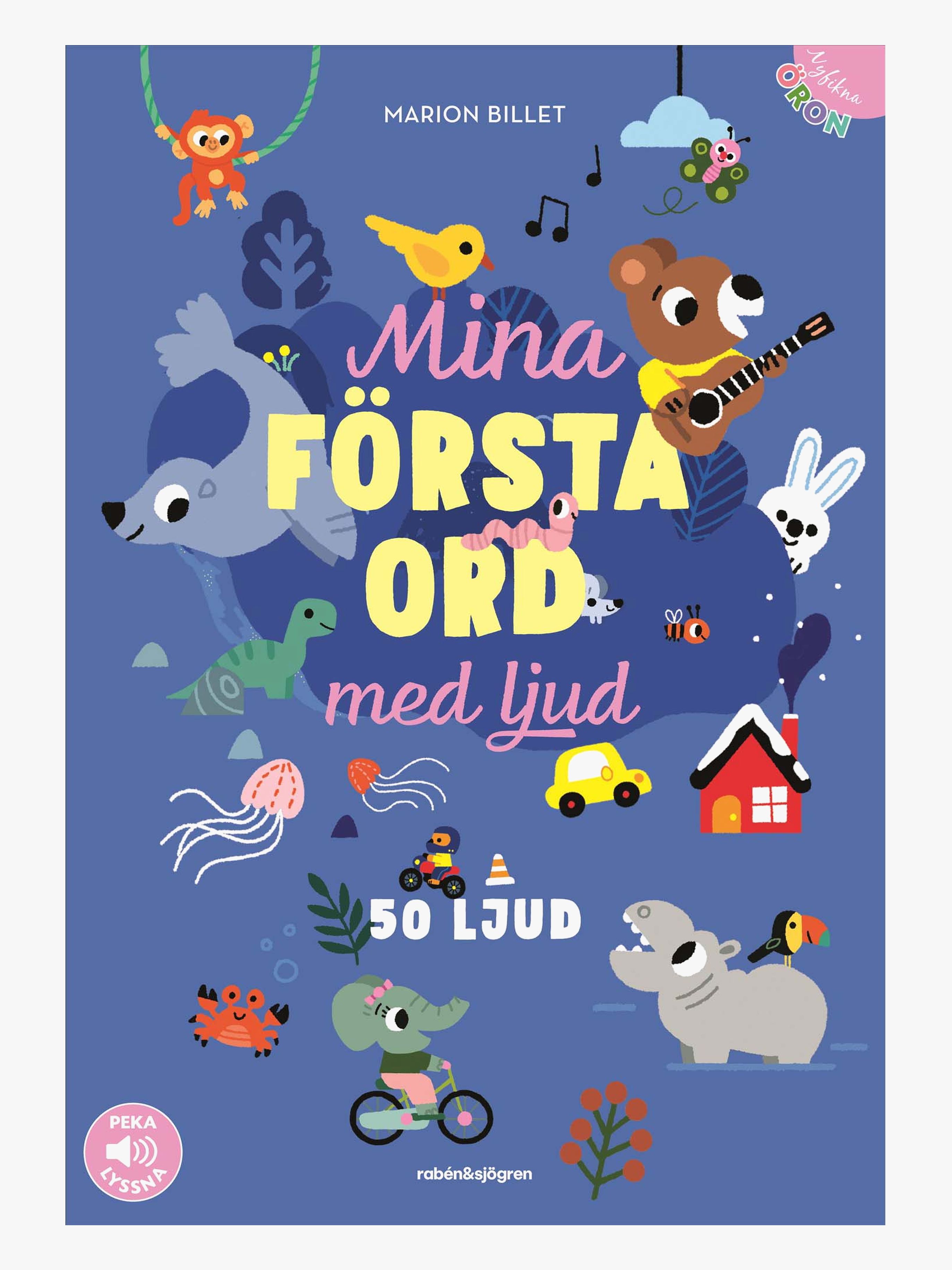 Rabén &  Sjögren Nyfikna Öron Mina Första Ord Med Ljud