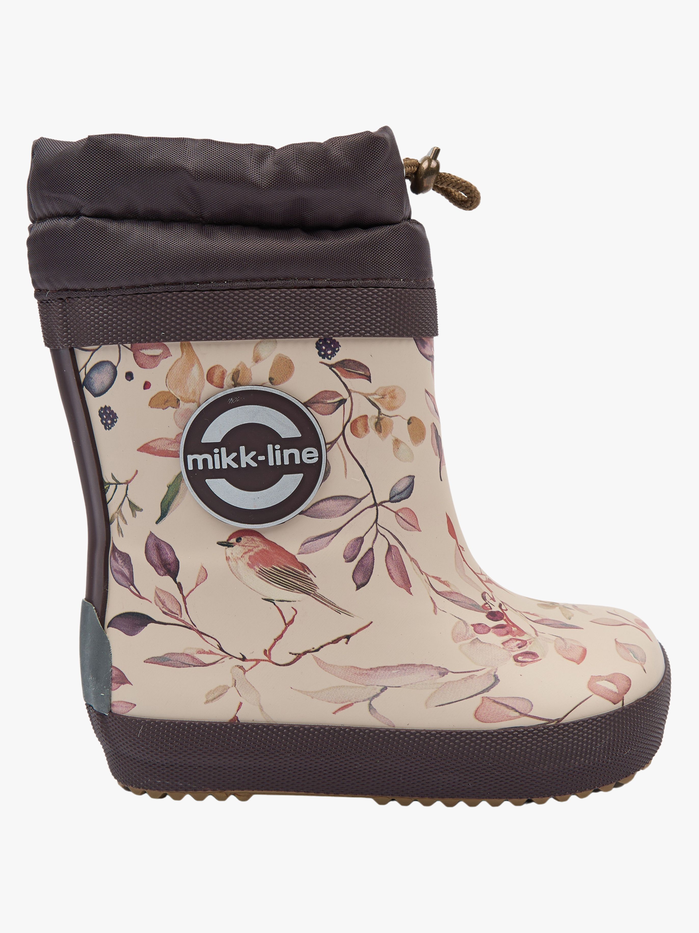 Mikk-Line Barefoot  Fodrade Gummistövlar, Berries &  Birds, 31