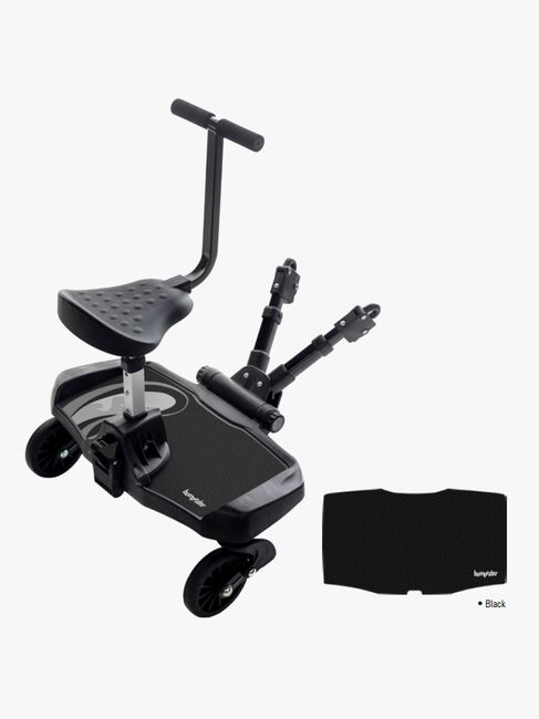 Bumprider Ståbräda med Sits, Svart