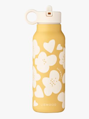 LIEWOOD Falk Vattenflaska 350 ml, White/Yellow
