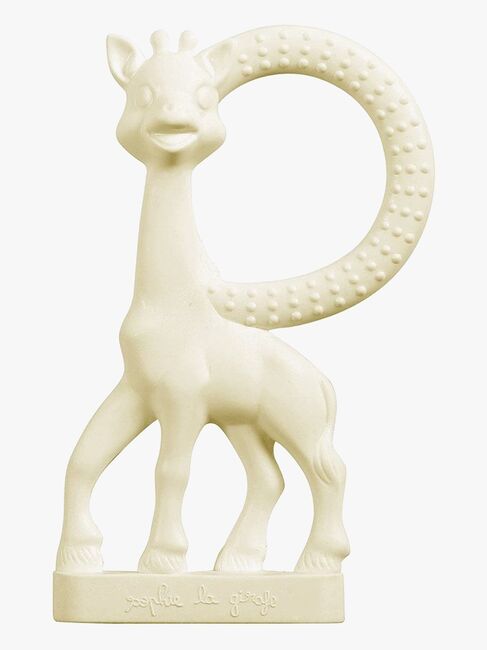 Sophie the Giraffe presentask med giraff och bitring