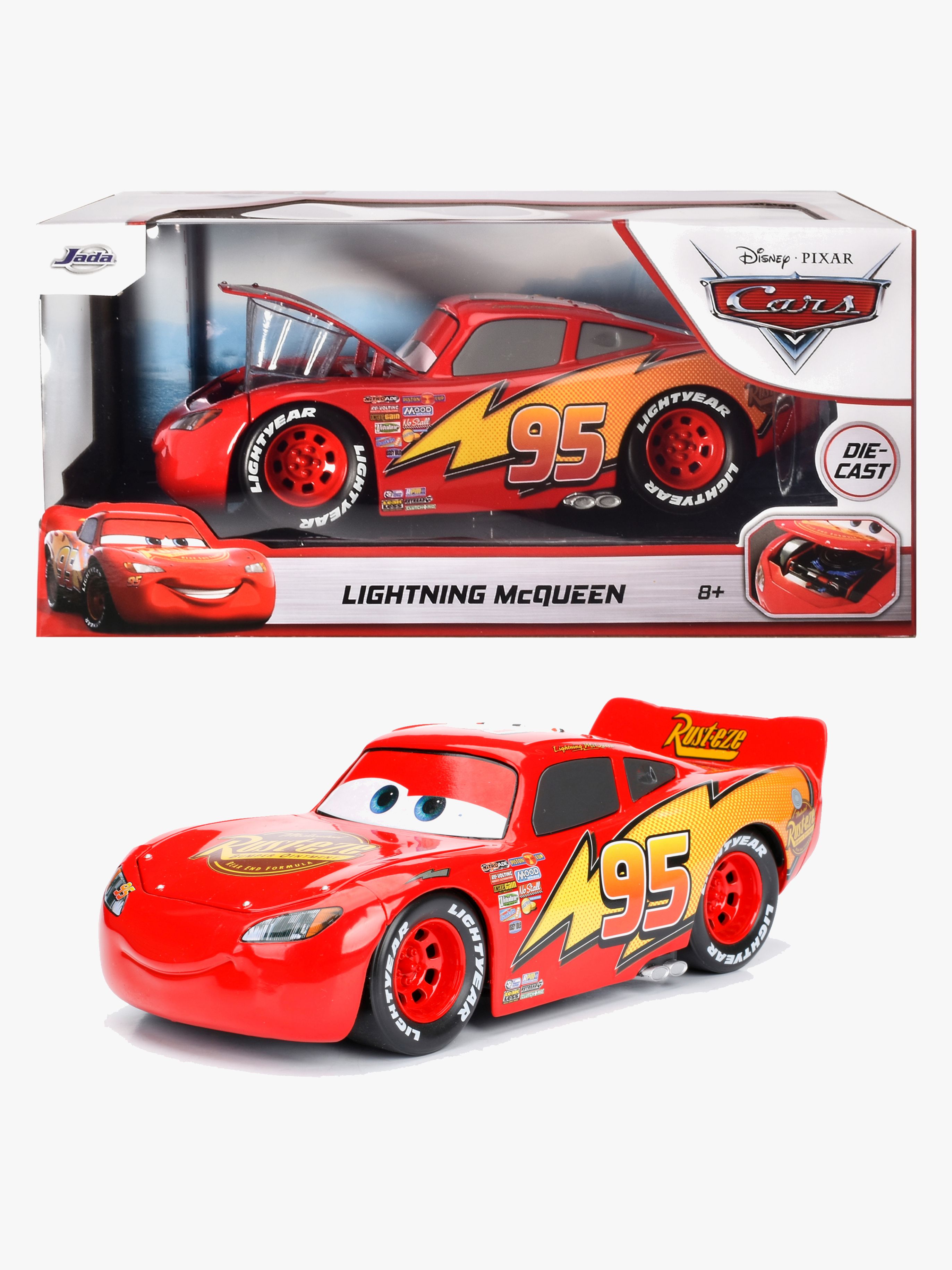 Disney Cars Blixten McQueen Bil 1:24