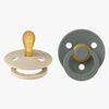 BIBS Colour Nappar 2-Pack Latex Stl 1, Vanilla/Pine