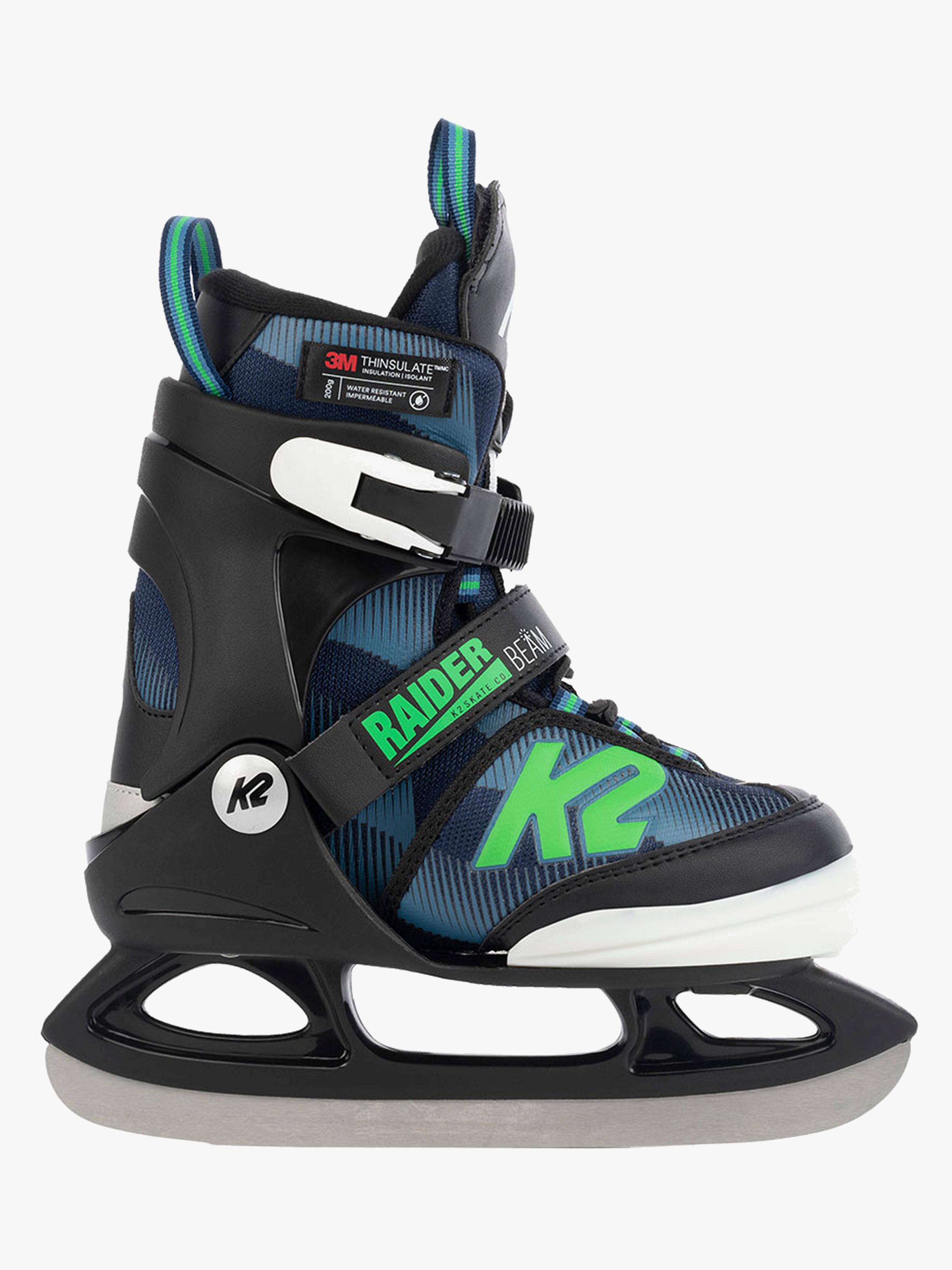 K2 Raider Beam Skridskor, Blå/Grön, S