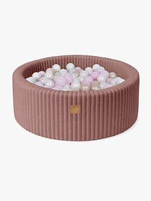 MeowBaby Churros Bällebad Ruby Pink, Pink/Gold
