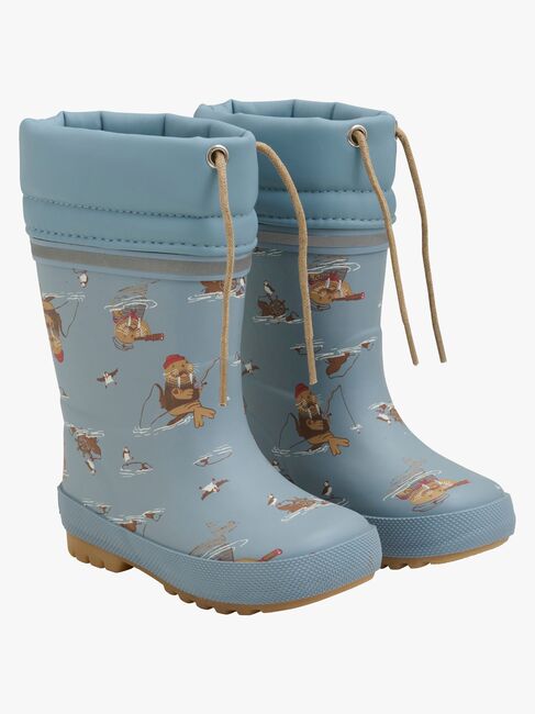 CeLaVi Fodrade Gummistövlar, Smoke Blue