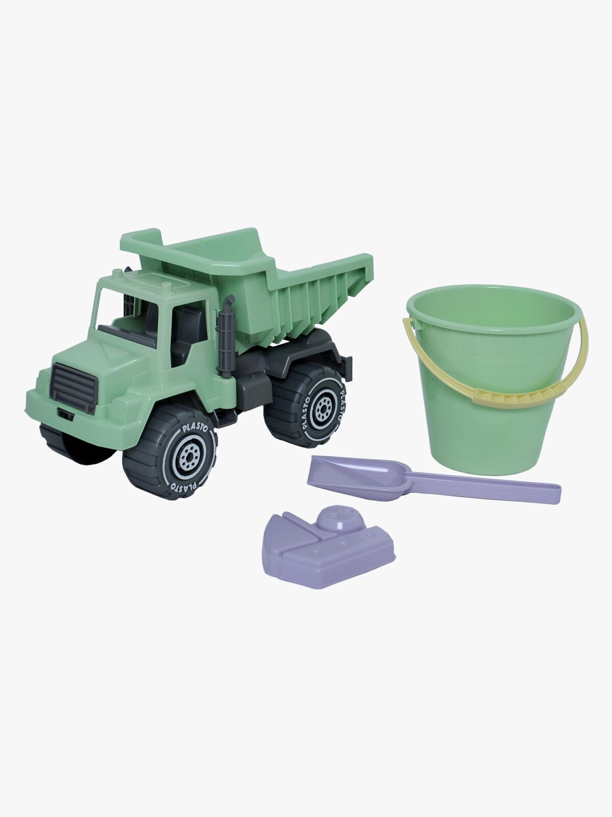 Plasto I´m Green Sandset Med Lastbil 4 delar