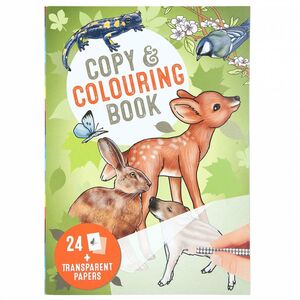 Motto Copy & Color Wild Animals Målarbok