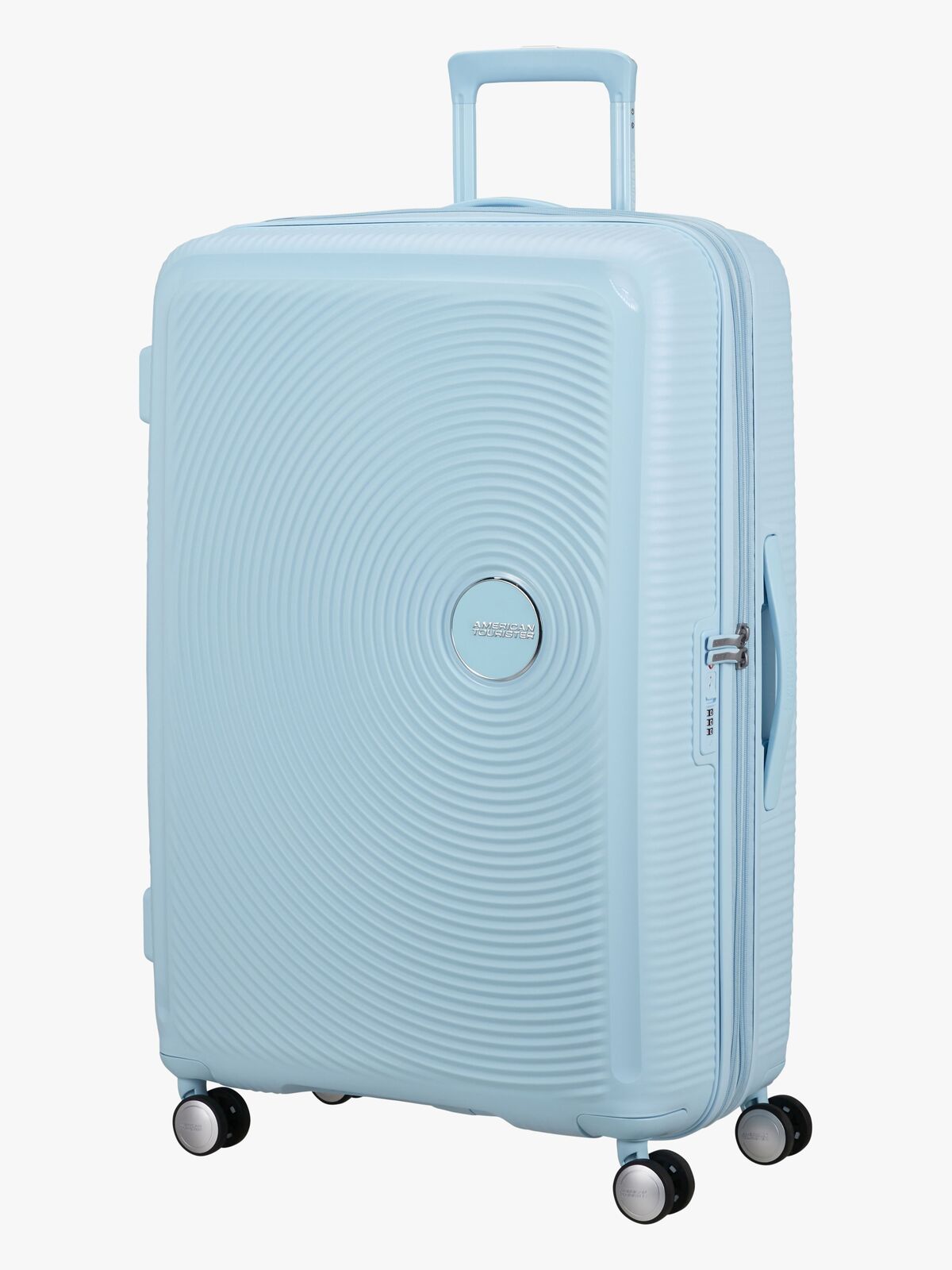 American Tourister Soundbox Spinner Resväska 97L, Pastel Blue