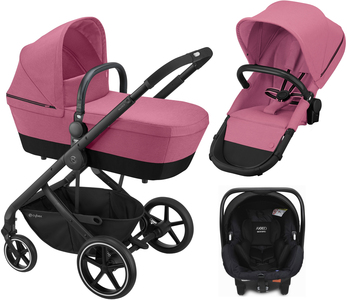 Cybex Balios S 2-in-1 Duovagn inkl. Axkid Modukid, Magnolia Pink