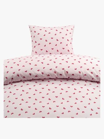Borganäs Bäddset Hjärtrud 150x210, Rosa